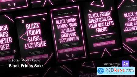 Social Media Reels - Black Friday Sale After Effects Template 49326282