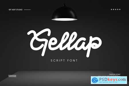 Gellap Scrip Font