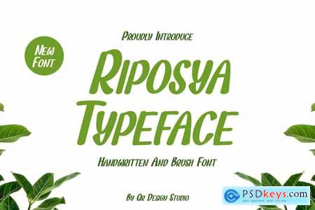 Riposya Typeface