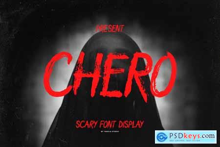 Chero - The Spooky Horror Font