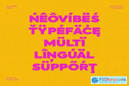NCL Neovibes - Bold Expanded Sans Font