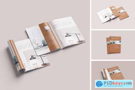 A4 Brochure Catalog Mockups