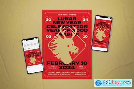 Lunar New Year Celebration Flyer