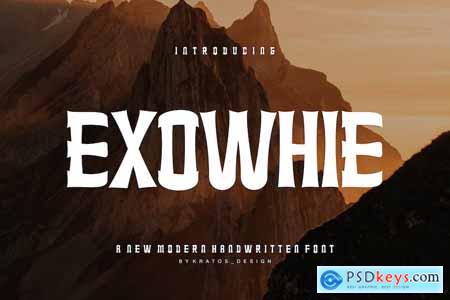 Exowhie - Font