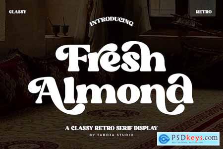 Fresh Almond - Retro Vintage Typeface
