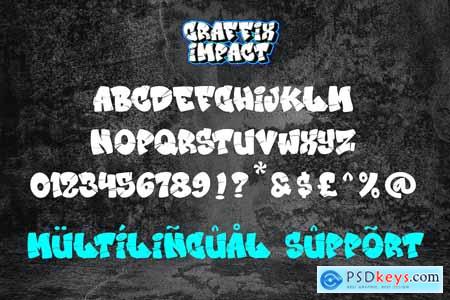 Graffix Impact - Layered Graffiti Font