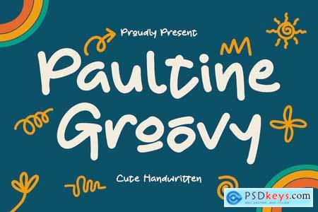 Paultine Groovy Handwritten Font