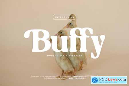 Buffy - Bold Elegant Typeface