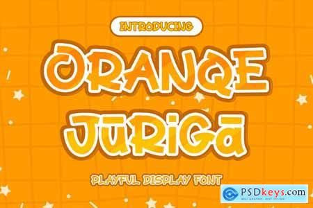 Oranqe Juriga - Playful Display Font