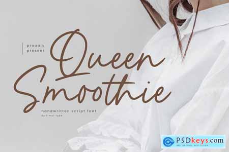 Queen Smoothie - Handwritten Script Font TT