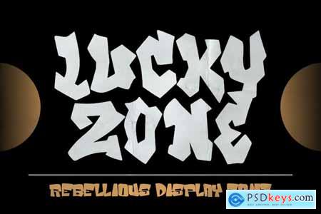 Lucky Zone - Rebellious Display Font