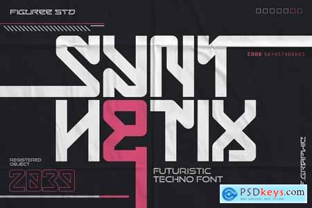 Synthetix - Futuristic Techno Font