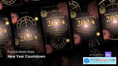 Social Media Reels - New Year Countdown After Effects Template 49717916