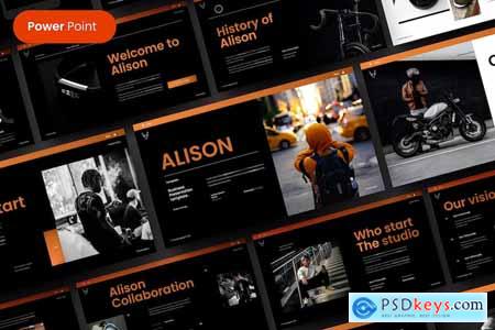 Alison  Business PowerPoint Template