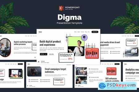 Digma SEO & Digital Marketing Powerpoint Template