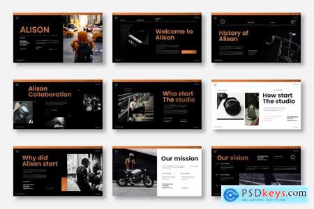 Alison  Business PowerPoint Template