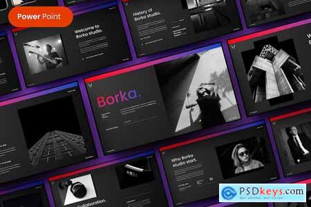 Borka  Business PowerPoint Template
