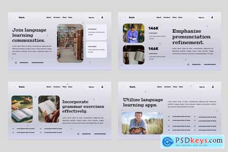Gueis Education Online Course Powerpoint Template