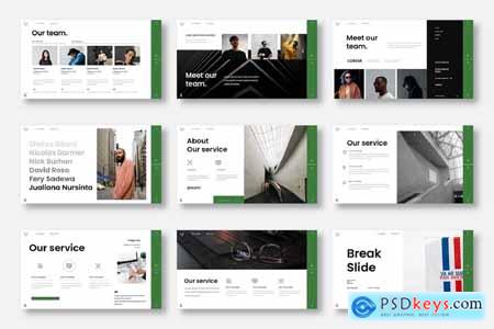 Sarah  Business PowerPoint Template