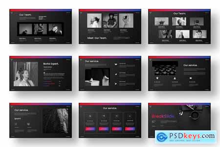 Borka  Business PowerPoint Template