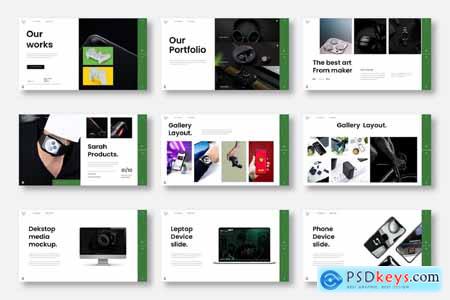 Sarah  Business PowerPoint Template