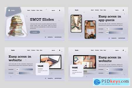 Gueis Education Online Course Powerpoint Template