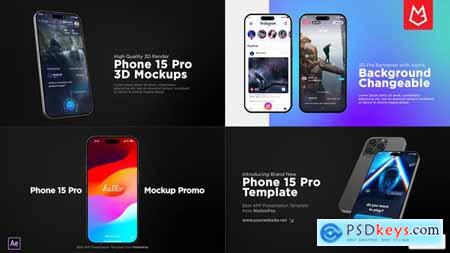 App Promo Phone 15 Pro Mockup 49304885