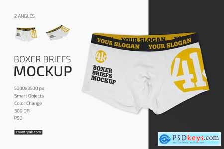 Boxer Briefs Mockup Set