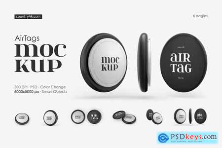 AirTags Mockup Set