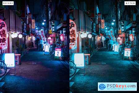 Neon Tokyo Lightroom Presets