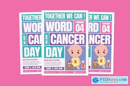 Cancer Day Flyer Design