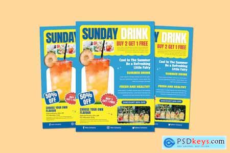 Sunday Drink Flyer
