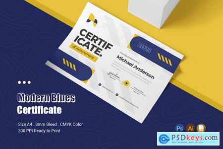 Modern Blues Certificate