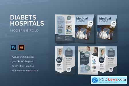 Diabets Hospitals - Bifold Brochure