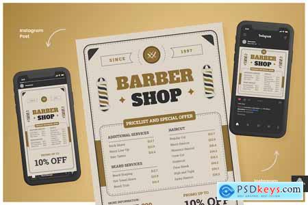 Barbershop Pricelist Flyer