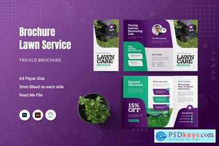 Lawn Service Trifold Brochure