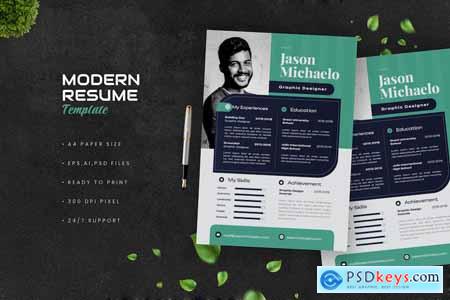 Green Modern Resume