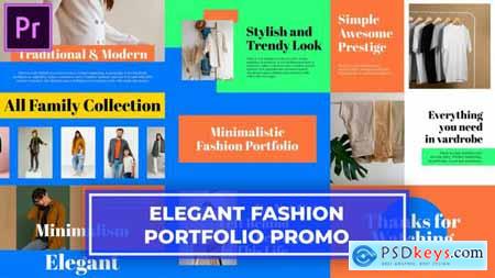 Minimalistic Fashion Portfolio Slideshow MOGRT for Premier Pro 49660132