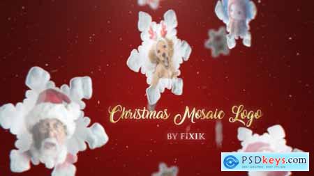 Christmas Mosaic Logo After Effects 49803946