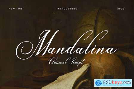 Mandalina Classical Script Font