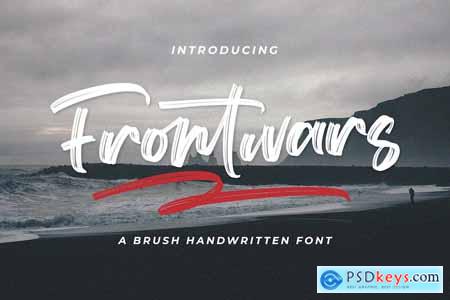 Frontwars - Brush Font