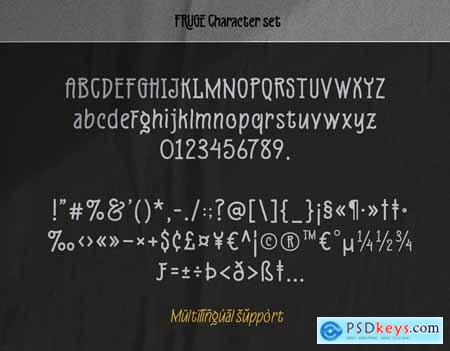 Fruge Family Font