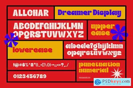 Dreamer - Psychedelia Display Font