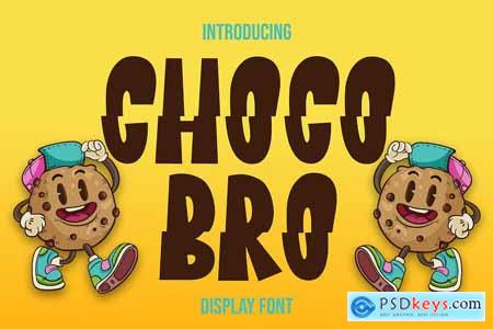 Choco Bro - Fun and Distorted font