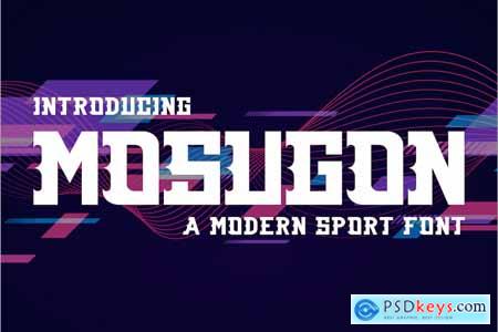Mosugon - Modern Sport Font
