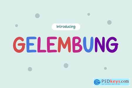 Gelembung - Fun Kids Font