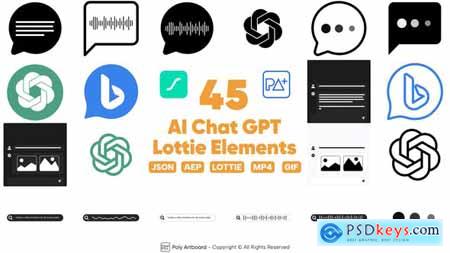 AI Chat GPT Lottie Elements 49852212