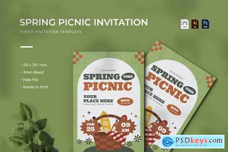 Spring Picnic - Event Invitation