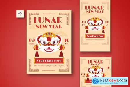 Lunar New Year Flyer Set 001