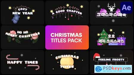 Christmas Titles After Effects 49851636